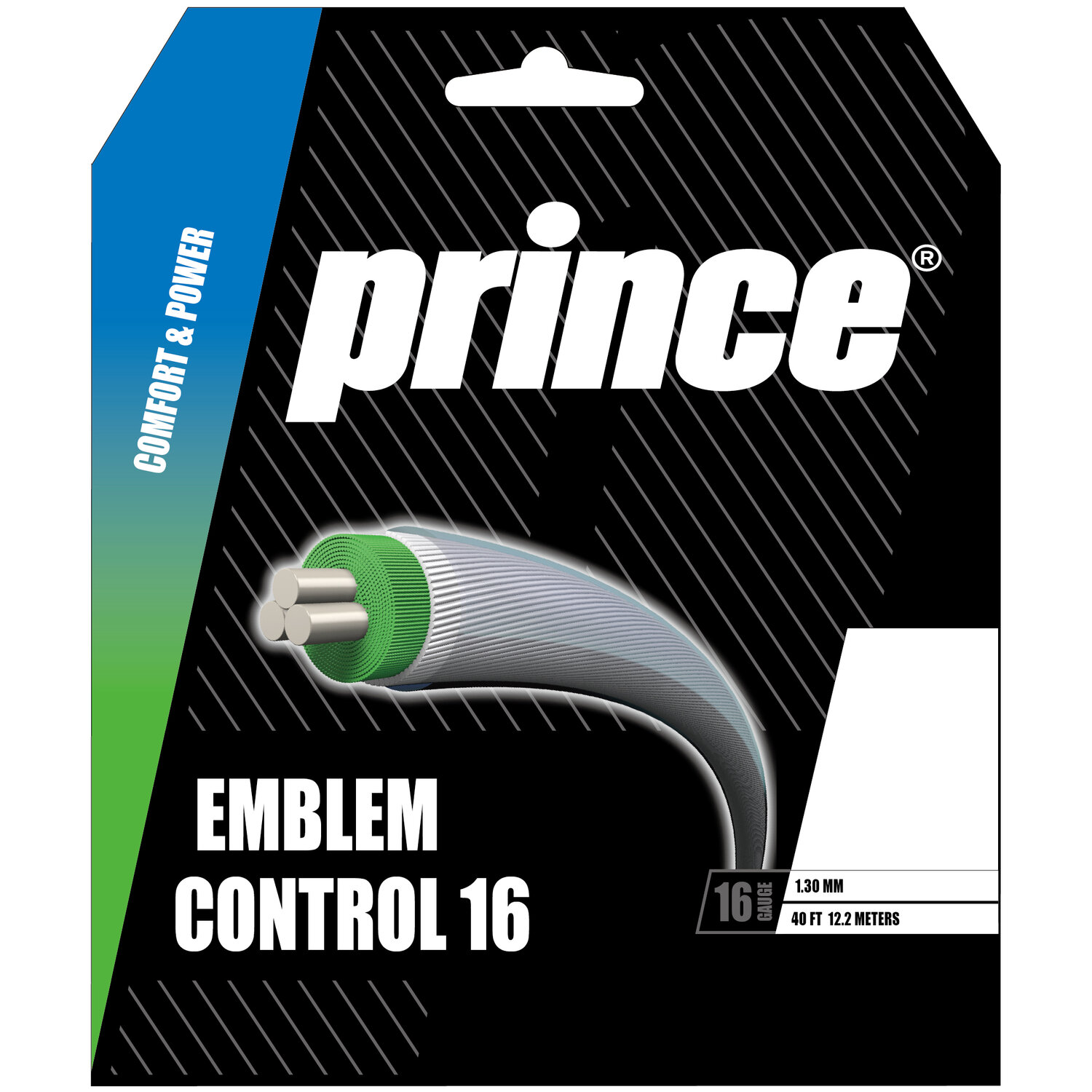 prince（プリンス） テニス EMBLEM CONTROL （エムブレム コントロール） 16ゲージ（200mリール） ストリングス ガット {NP} EMBLEM CONTROL 16 - Prince プリンステニス公式サイト